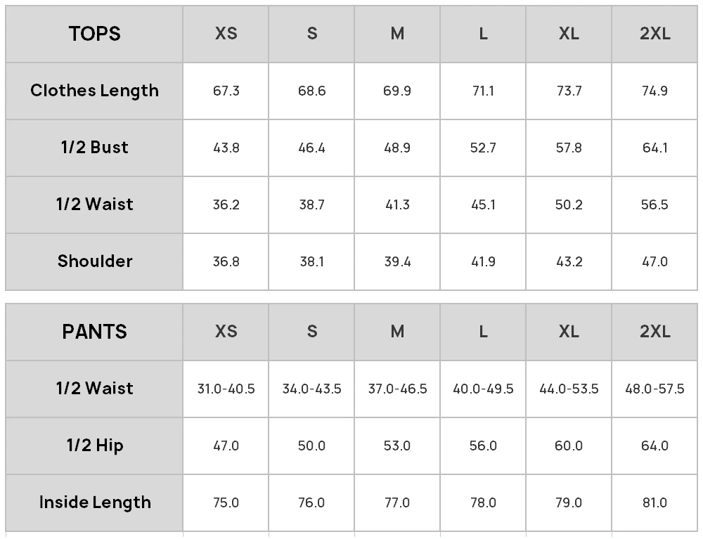 How Should Scrubs Fit for a Real Shift? When Good-Looking Sets Wear Badly插图1 Elegance scrub size chart