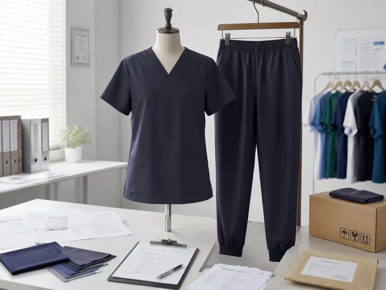Hospital Scrub Tender Checklist_ Fabric Reports, Samples, and Delivery Controls