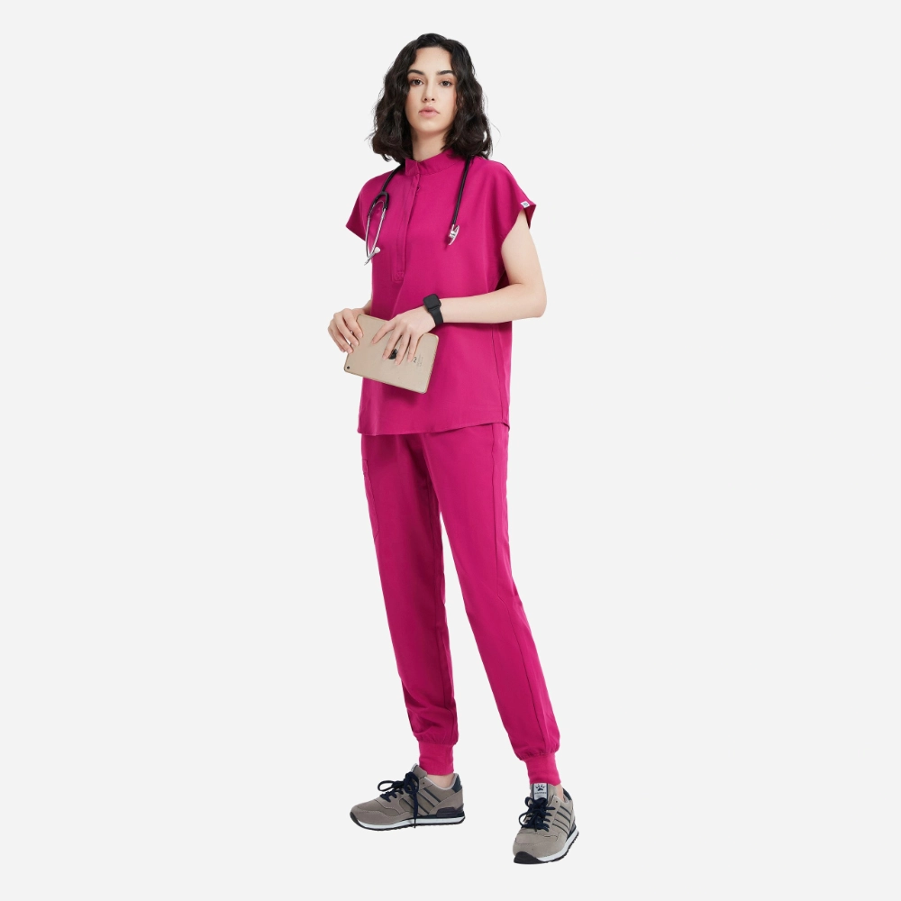 170 GSM vs 200 GSM Medical Scrubs: Which Fabric Weight Fits Bulk Orders?插图1 Pink Scrubs