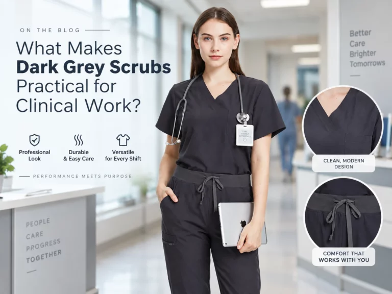 What Makes Dark Grey Scrubs Practical for Clinical Work_