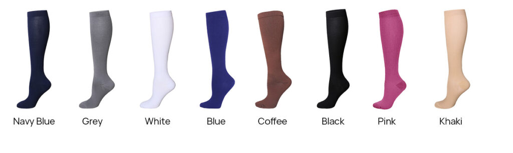 Multi-colors Available for Medical Leg Compression Socks