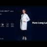 Long White Lab Coat—Pure | FUYI Lab Coat