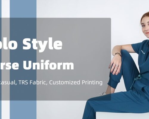 Polo Style Nurse Scrubs